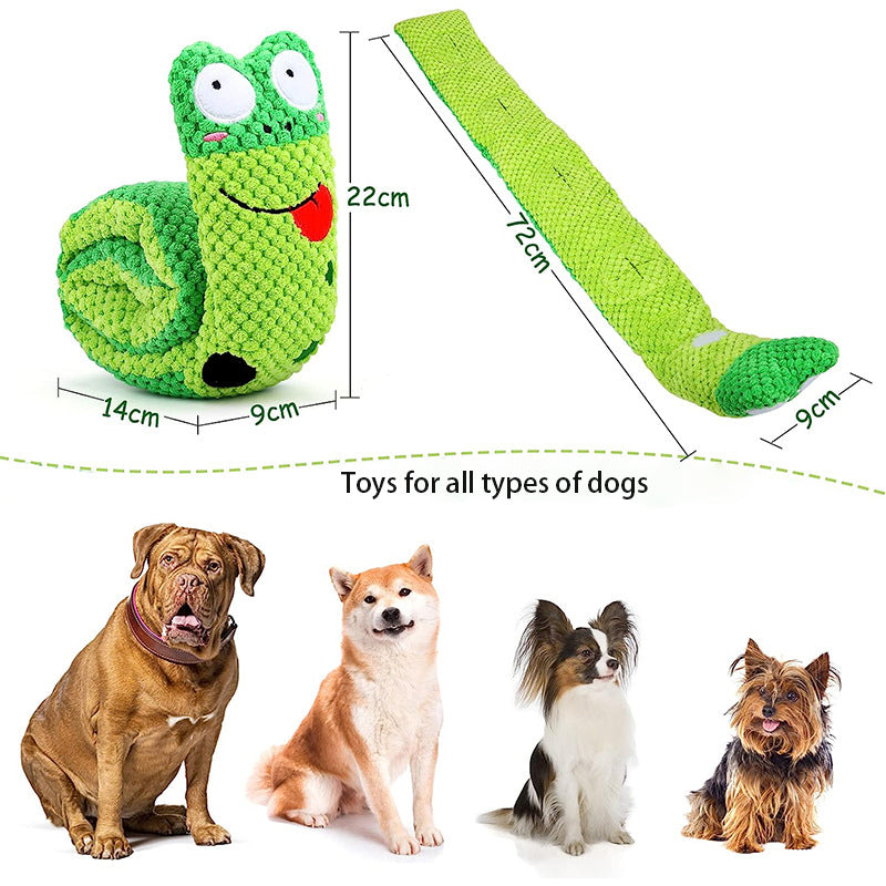 Little spotted Frog shape Pet sniffing pads hide food pads, train dogs to smell, with squeaky teething cleaning toys for pet