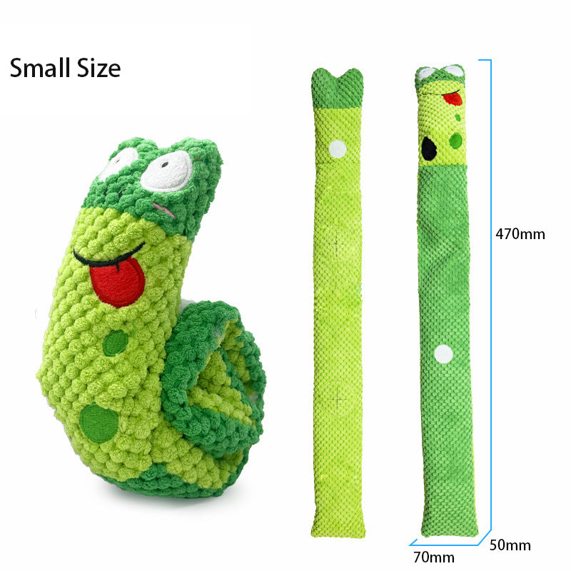 Little spotted Frog shape Pet sniffing pads hide food pads, train dogs to smell, with squeaky teething cleaning toys for pet