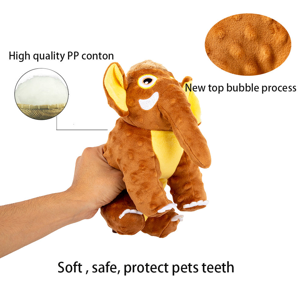 Stuffed pet chewing toy with Squeakers , bite-resistant toy for dogs