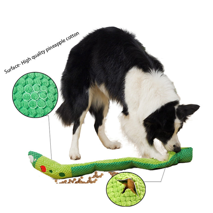 Little spotted Frog shape Pet sniffing pads hide food pads, train dogs to smell, with squeaky teething cleaning toys for pet