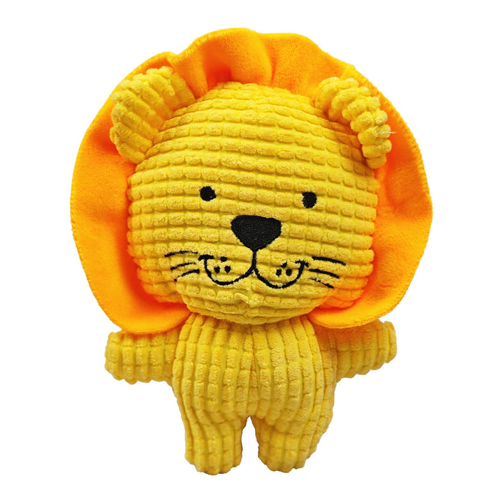 Lion shape Stuff plush Dog Toys with Squeakers for pet chewing