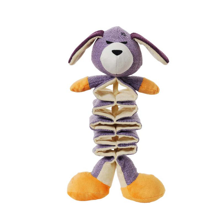 Pull up the rope dog toys with sounds paper, chewing pet toys