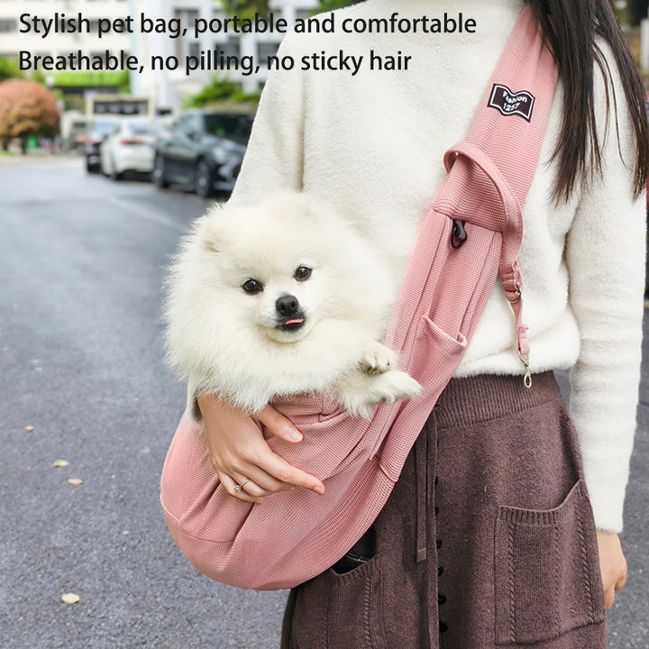 Pet crossbody bag Dog cat out carrying bag