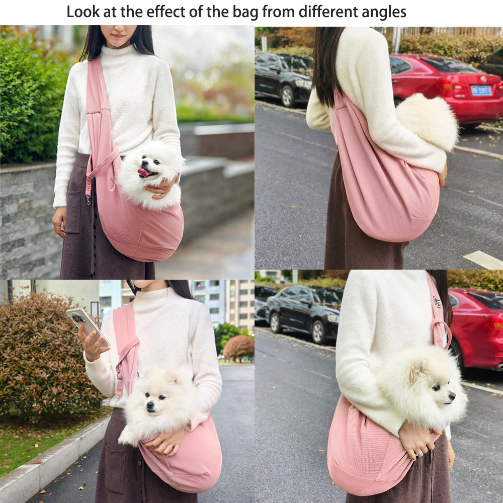 Pet crossbody bag Dog cat out carrying bag