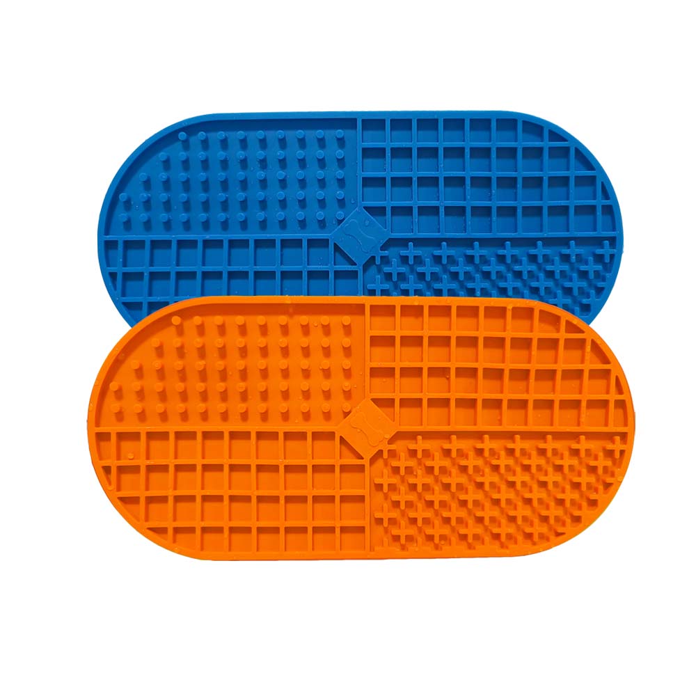 TARVOS Round Silicone Dog Licking Mat, 0.58 L X 0.12 W X 0.57 H