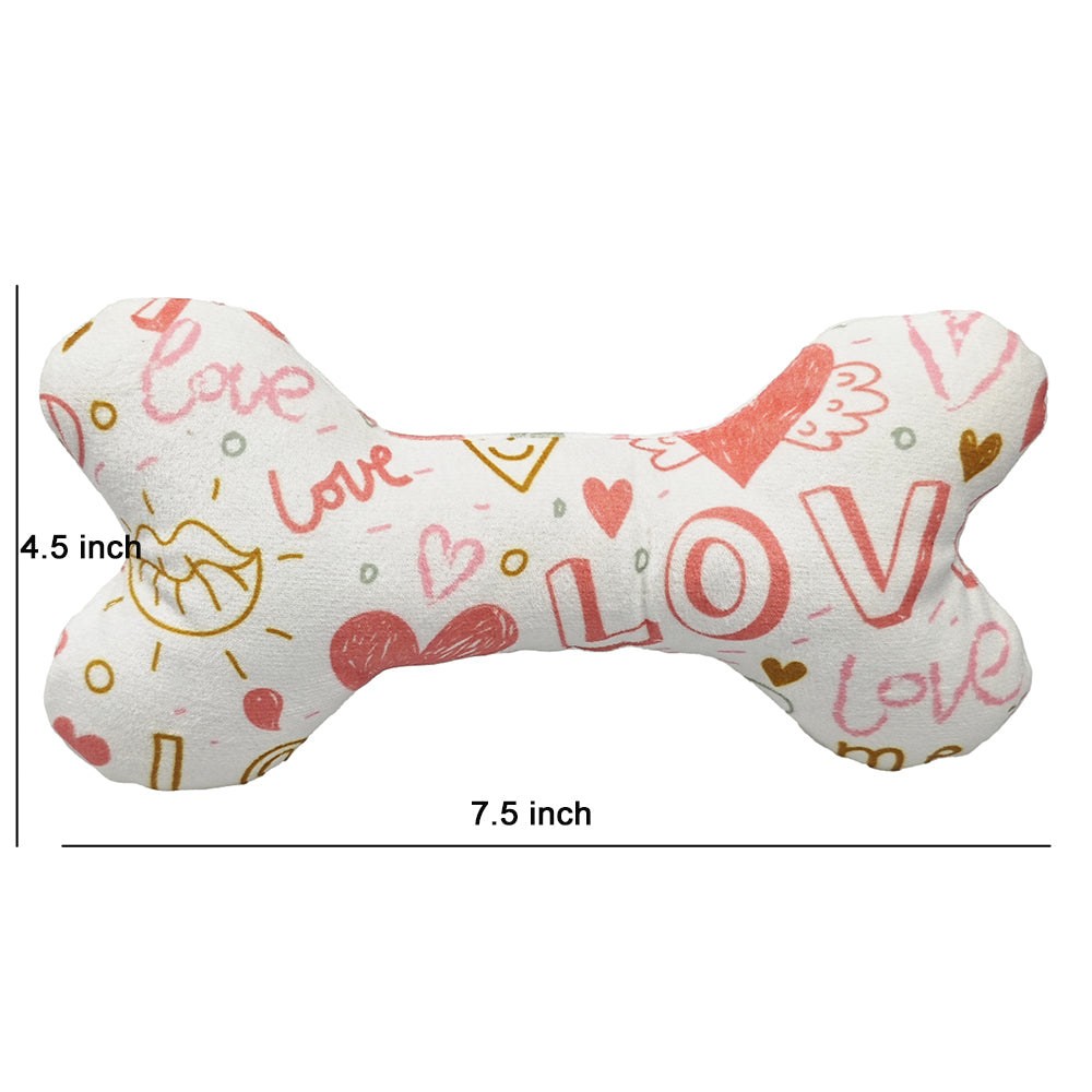 Bone shape Dog Toys with Squeakers for pet chewy toy